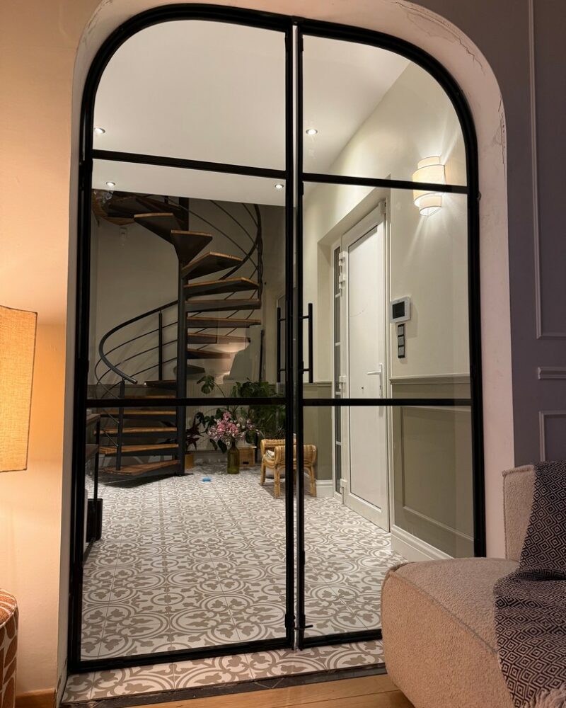 Travaux avec verre